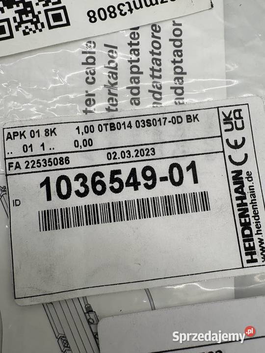 Heidenhain 103654901 Cable adapter Pozostałe
