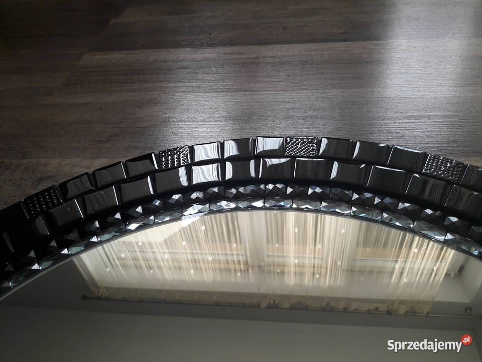 LUSTRO okrągłe grafit czarne 5060708090 odcienie szarości Przemyśl