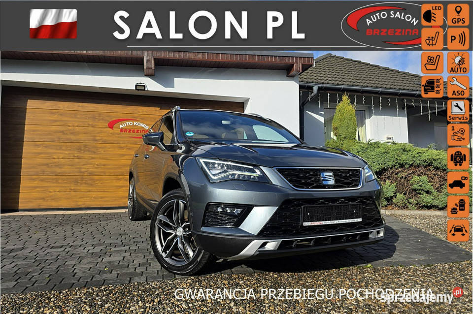 Seat Ateca serwis ASO Irej 2018 nawigacja Full Rydułtowy