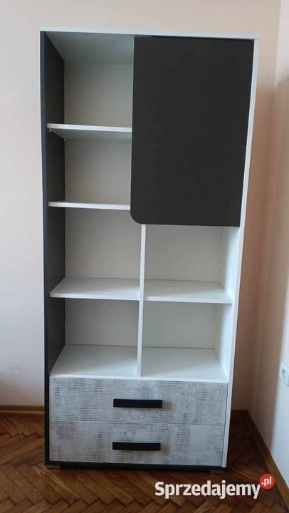 WIELKA OBNIŻKA biblioteczka szafka z szufladami