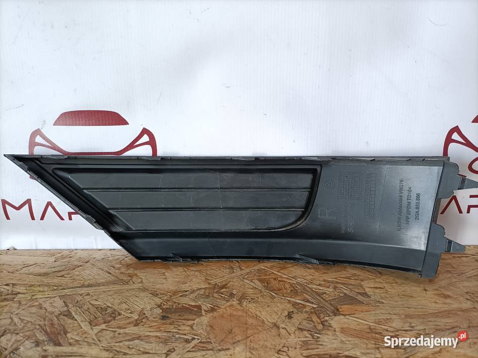 VW TROC 17 KRATKA ZDERZAKA PRAWY PRZÓD 2GA853666 osobowe Pleszew