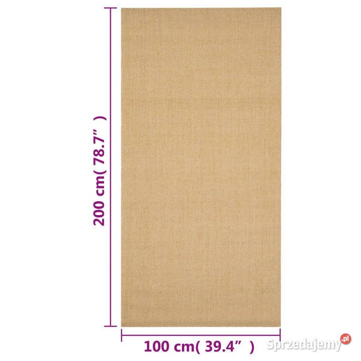 Dywanik naturalny sizal 100x200 WM136312 Warszawa