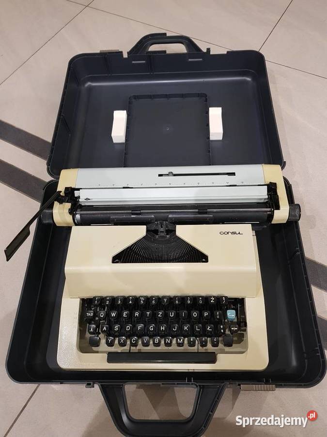 Maszyna do pisania Konsul stan w walizką Sękocin Stary sprzedam