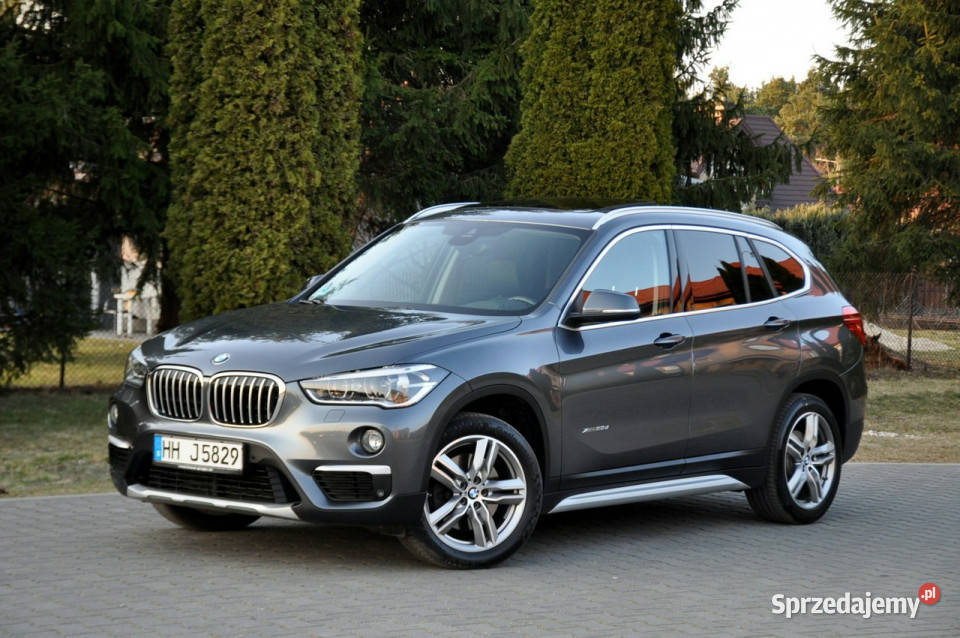 BMW X1 20d231xDriveXenonNaviSkóryPanoramaHead 231KM X1 Ostrów Mazowiecka
