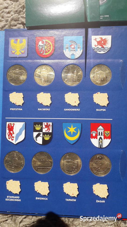 Monety Historyczne Miasta Polski i miniaturki Jarosław