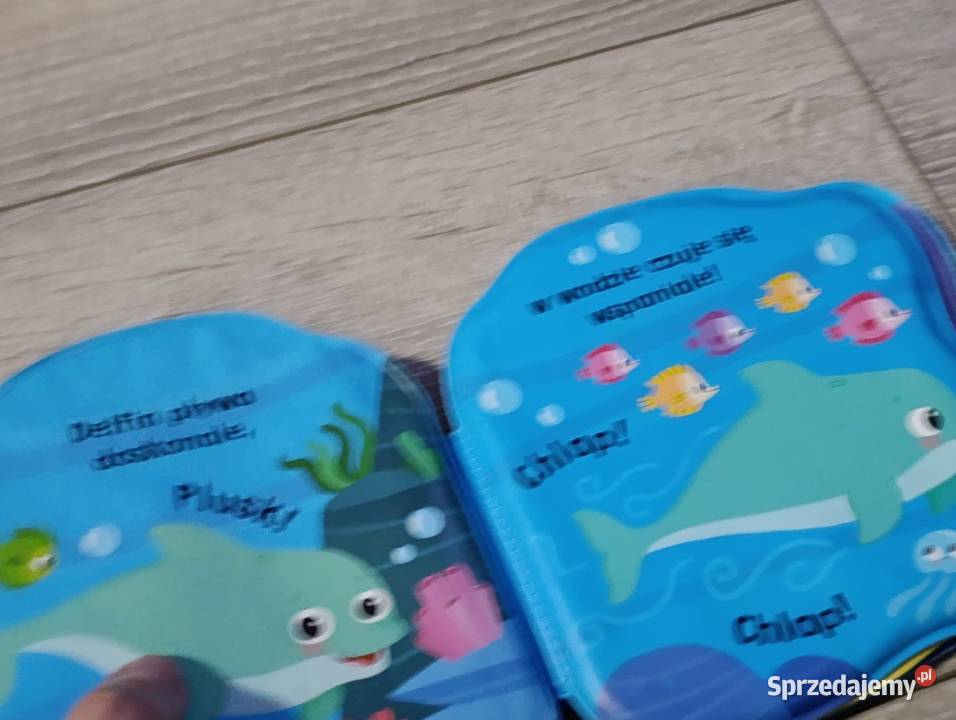 książeczka do kąpieli delfin plum Poznań sprzedam
