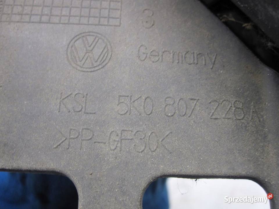 VW GOLF VI 10r ślizg lampy prawy przód