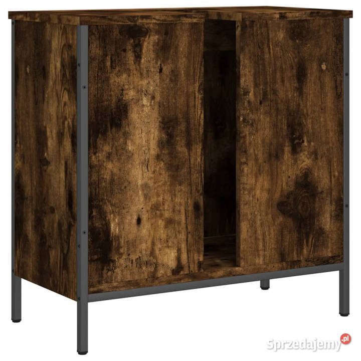 Szafka pod umywalkę przydymiony dąb 60x30x60