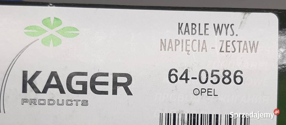 KABLE PRZEWODY ZAPŁONOWE OPEL CORSA B 12i 14i osobowe Mielęcin