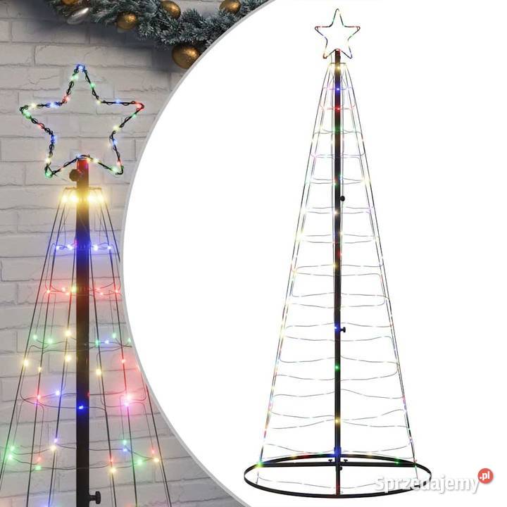 vidaXL Choinka LED 200 LED Kolorowa 180 mazowieckie Warszawa