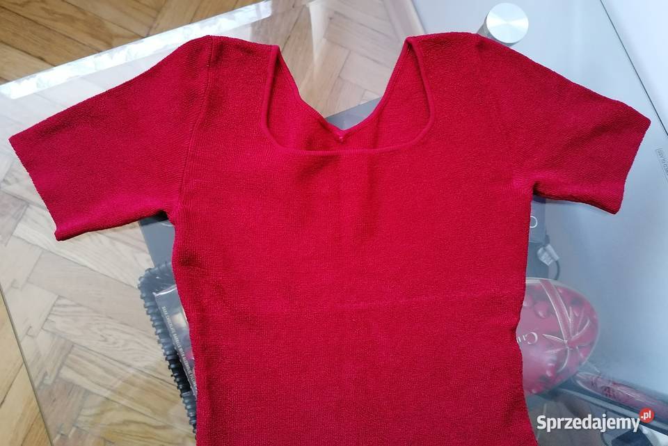 DAMSKA CZERWONA BLUZKA RUNIWERSALNY Łódź