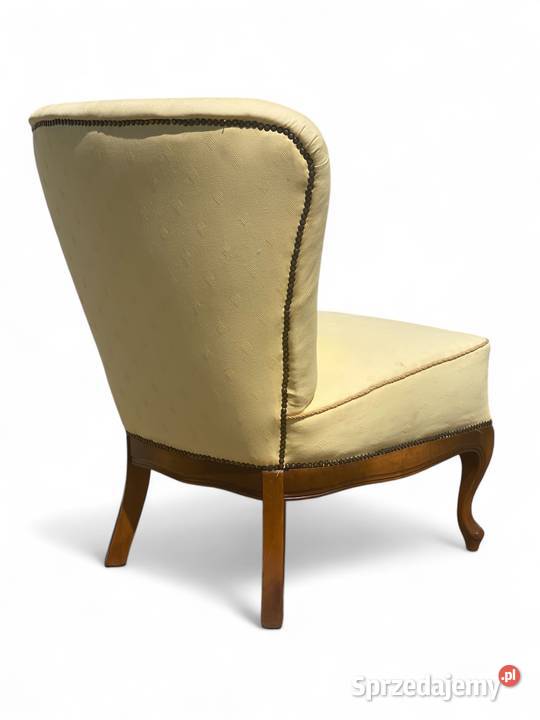 Fotel koktajlowy w stylu ludwikowskim z zachodniopomorskie sprzedam