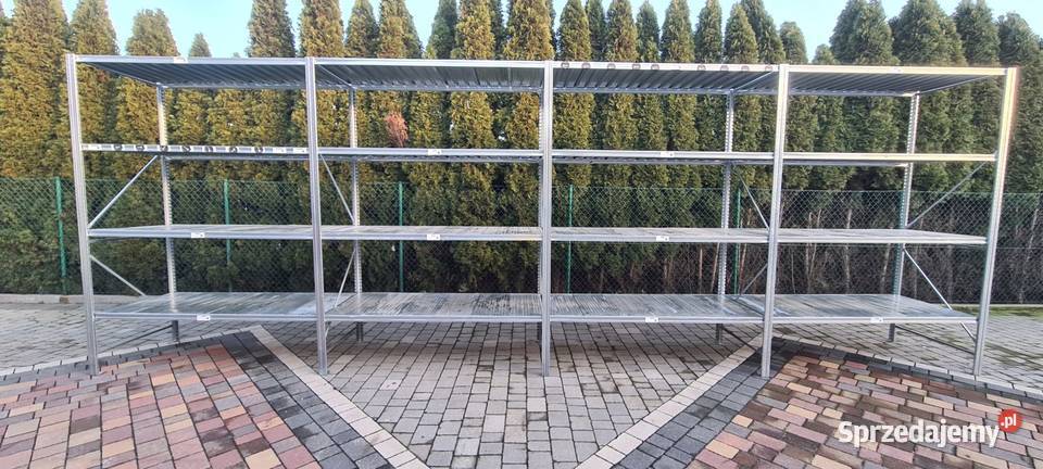Regały magazynowe z demontażu 80gł x 180 x250 wielkopolskie Radomierz