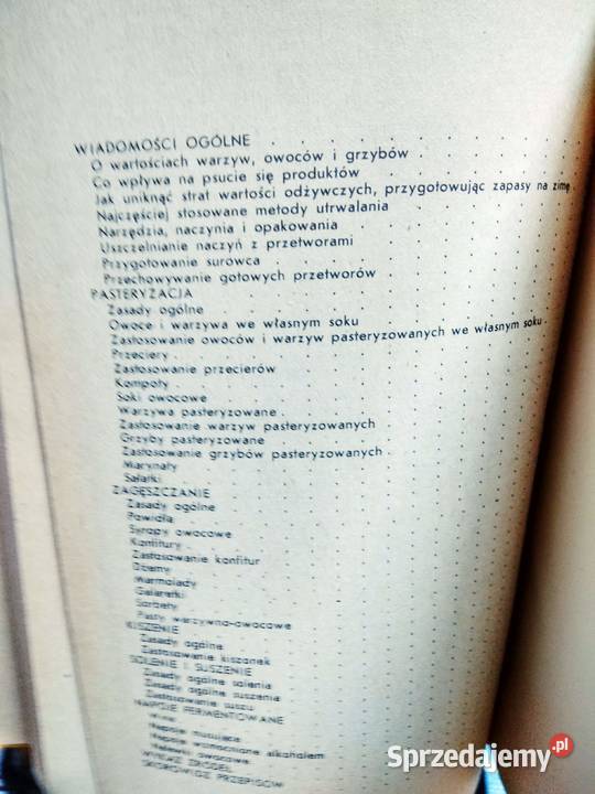 kompoty marynaty dżemy Antykwariat Warszawa