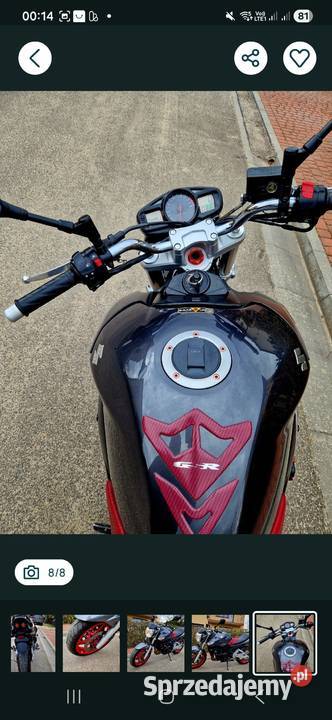 Suzuki GSR600Niski przebiegA2 Malanów