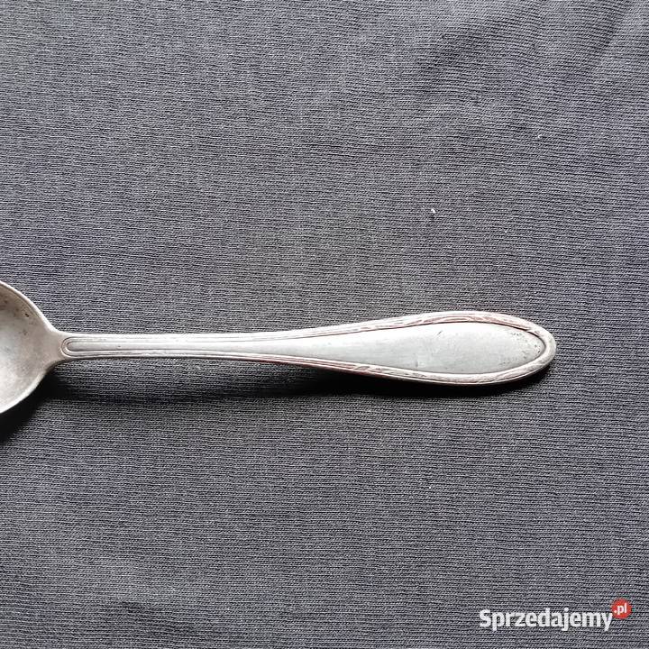 Platerowana łyżeczka I połowa XX w Punca Martin Koźminek
