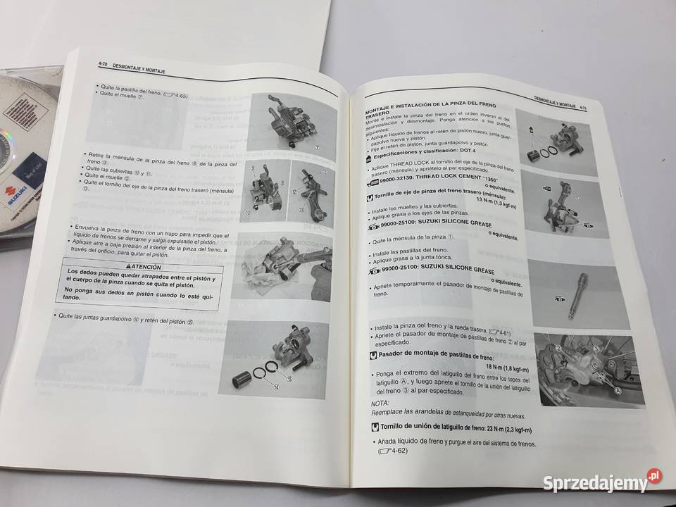 Ksiazka Serwisowa Ksiazki Plyta Suzukli Rmz Łódź