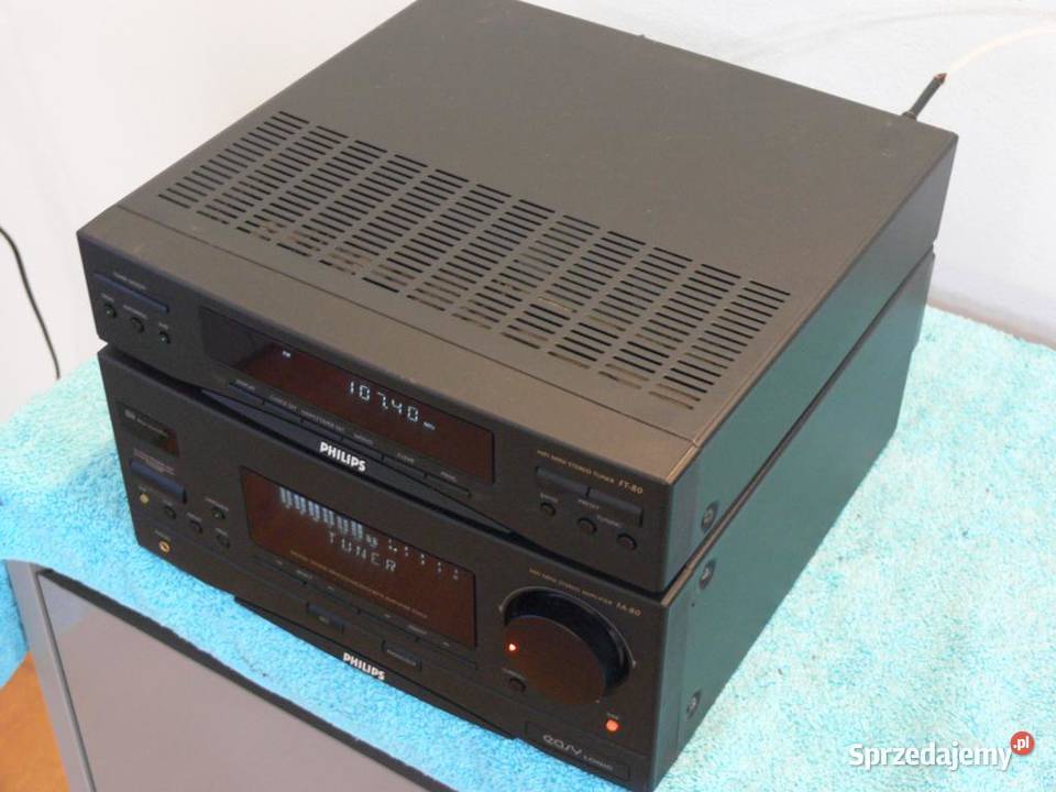 Wzmacniacz z korektorem i radiem Philips WYSYŁKA Jasło