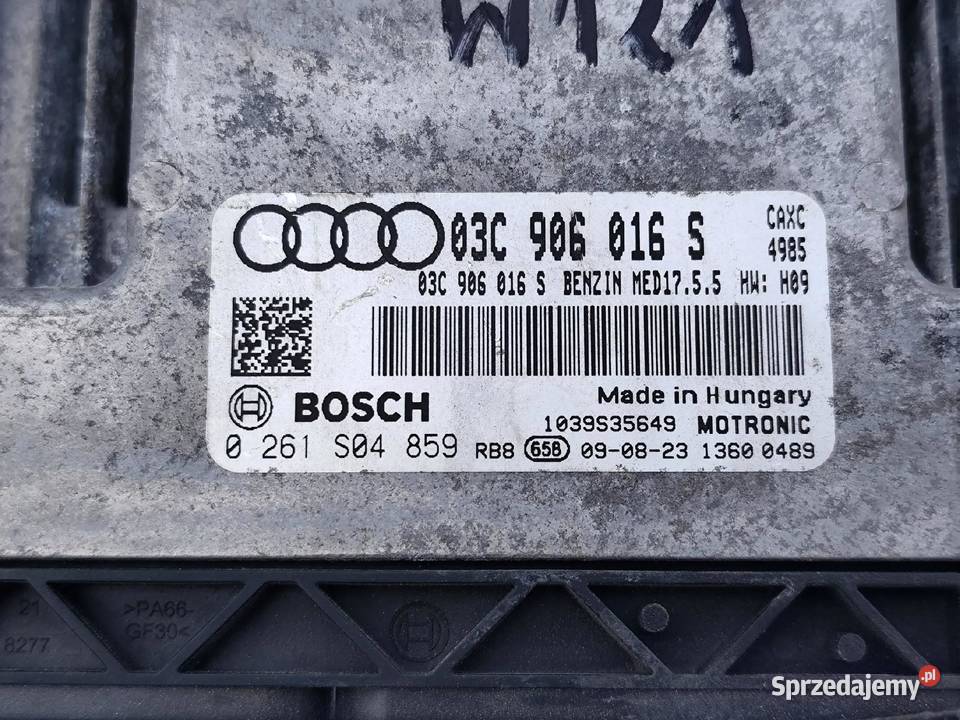 Audi A3 8P STEROWNIK KOMPUTER SILNIKA 14TFSI Przemęt
