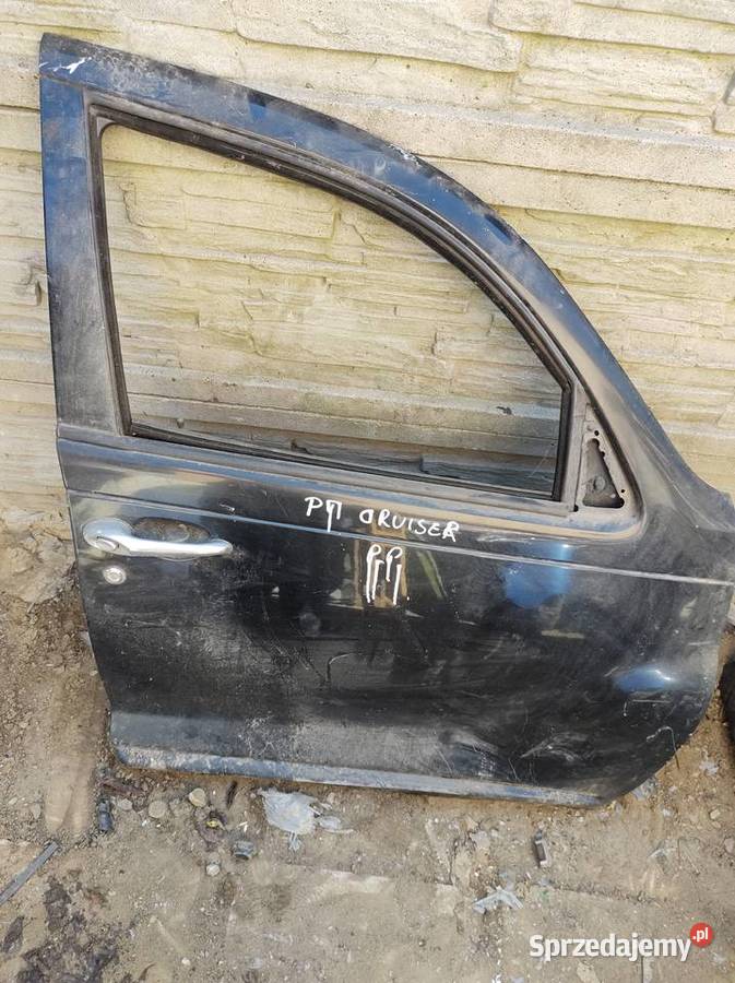 CHRYSLER PT CRUISER drzwi prawy przód czarne świętokrzyskie