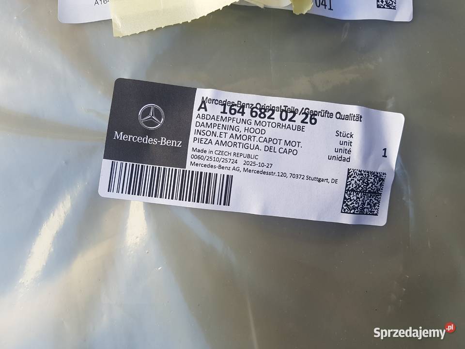 wygłuszenie pod maskę Mercedes ML 164 63 AMG Gdańsk