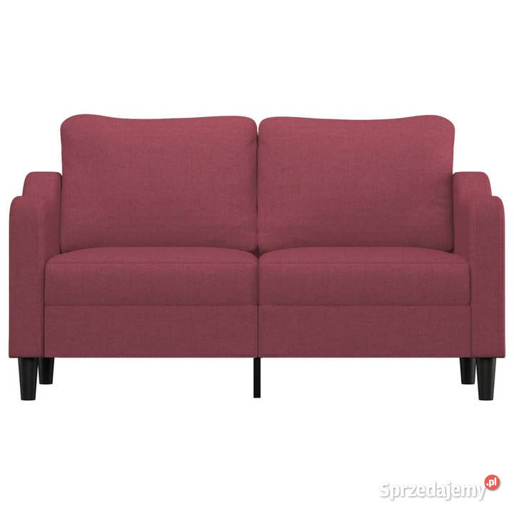 Sofa 2osobowa winna czerwień 140 tapicerowana Warszawa sprzedam