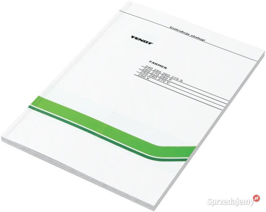 Fendt FARMER 240 250 260 275 S Instrukcja Szamotuły
