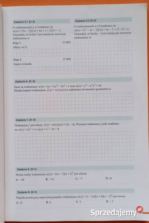 Maturalne karty pracy 2 Matematyka liceum Małkinia Górna