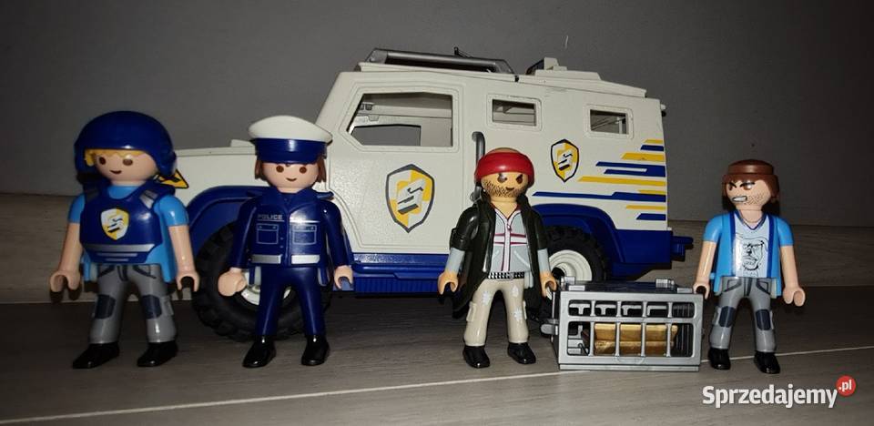 Figurki zestaw kolekcja Playmobil transporter sprzedam