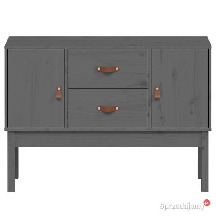Szafka szara 110x40x78 lite drewno sosnowe