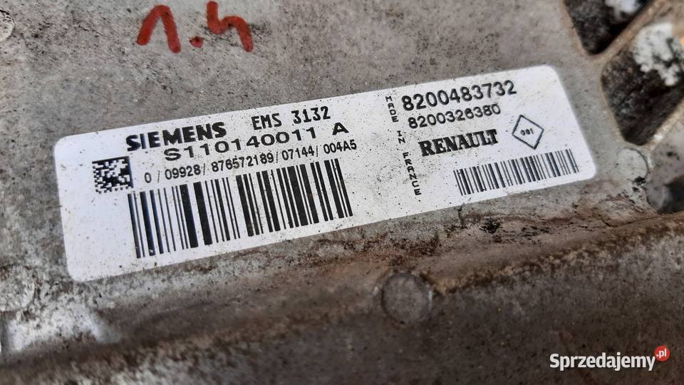 komputer silnika dacia sandero 8200483732 Dębno sprzedam