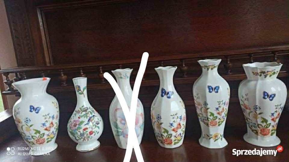 Wazon z motylkami Aynsley Cottage Garden Made in Gdańsk