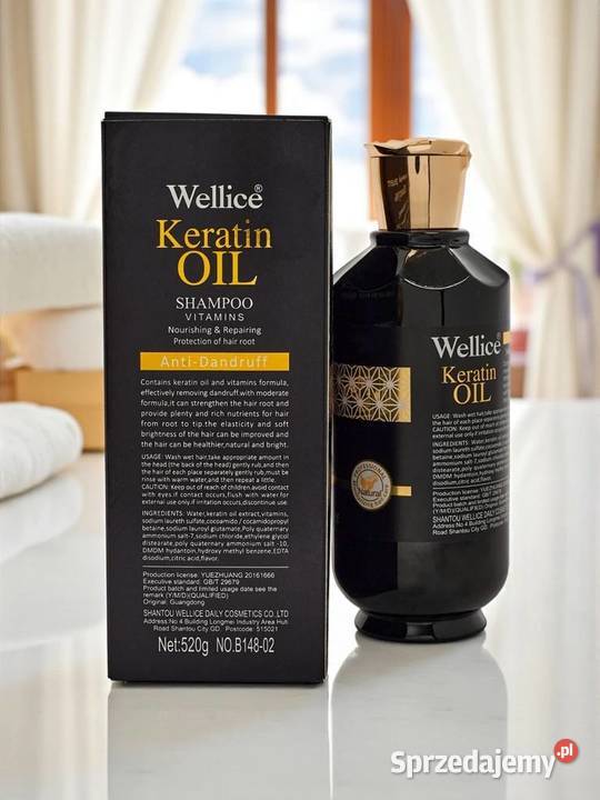 Shampoo Wellice Collagen SPA z keratyna Akcesoria do włosów Julianów