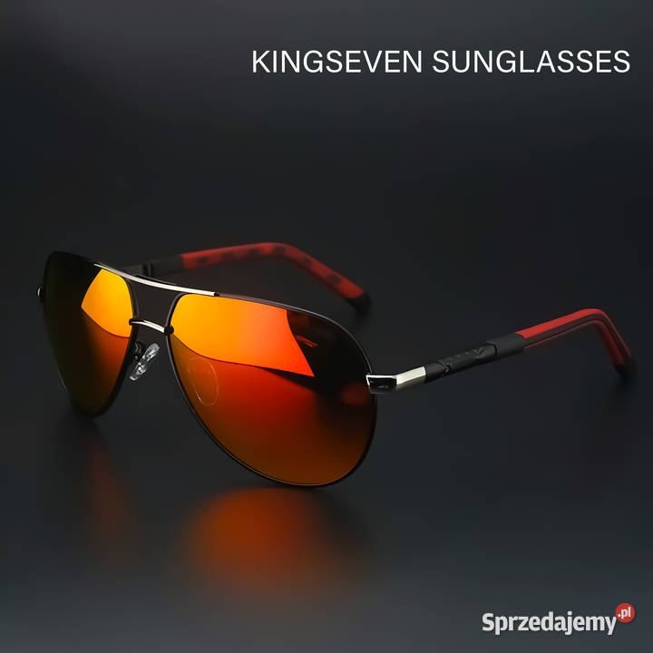 OKULARY PRZECIWSŁONECZNE POLARYZACYJNE ORANGERED Filtr UV-400 kat. 3