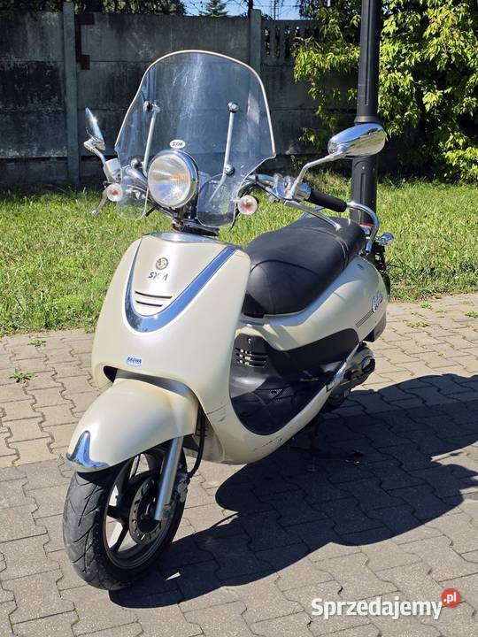 SYM Cello 50 ccm 4t skuter retro styl szeroki benzyna