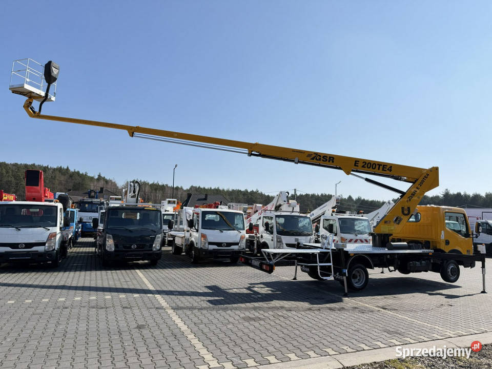 Nissan Cabstar Podnośnik Koszowy 20m GSR E200 immobilizer Widełki
