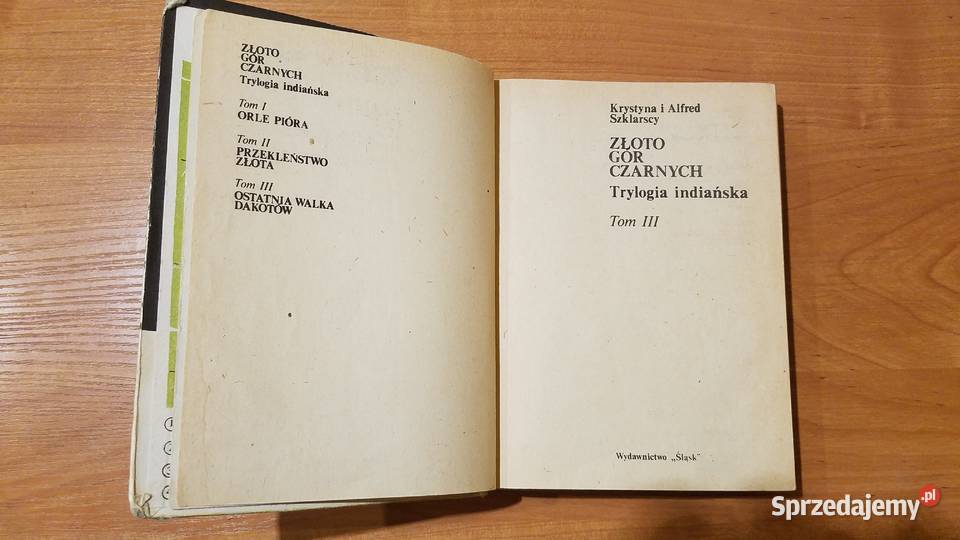 Książka Złoto gór Czarnych tom III K i A twarda