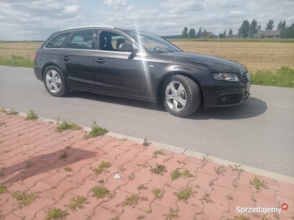 Audi A4 18 B skóra xenon SLine lakier Orginał z światła do jazdy dziennej