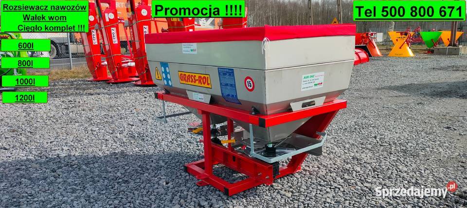 Rozsiewacz Nawozów Dwu Tarczowy 400l 1200l