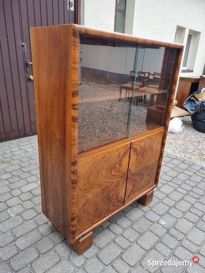 Nieduża Witryna Art Deco antyk vintage Sękocin Nowy