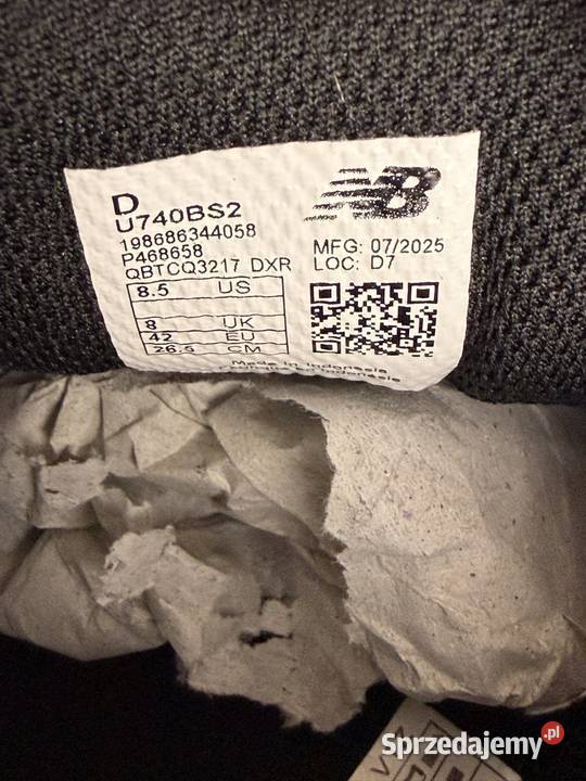 ButySneakersy Balance U740BS2 Sportowe Obuwie łódzkie Łódź