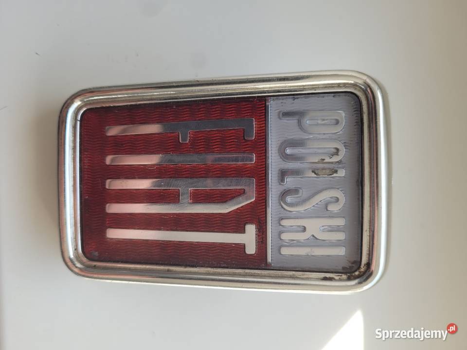 Polski fiat FSO logo znaczk trumienka