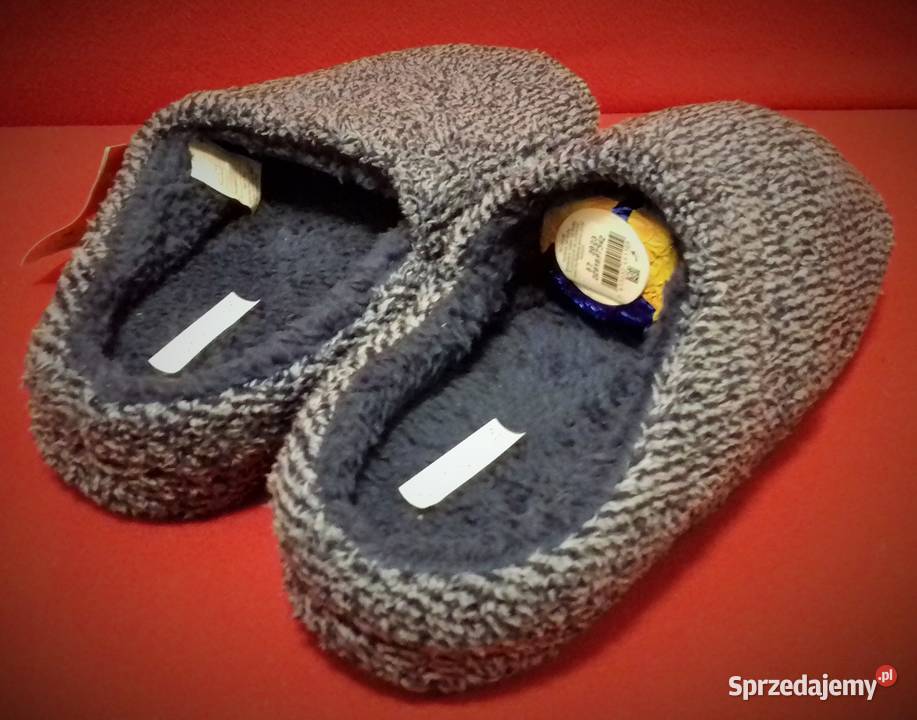 Kapcie 41 niebieskogranatowe miękkie ciepłe Warszawa