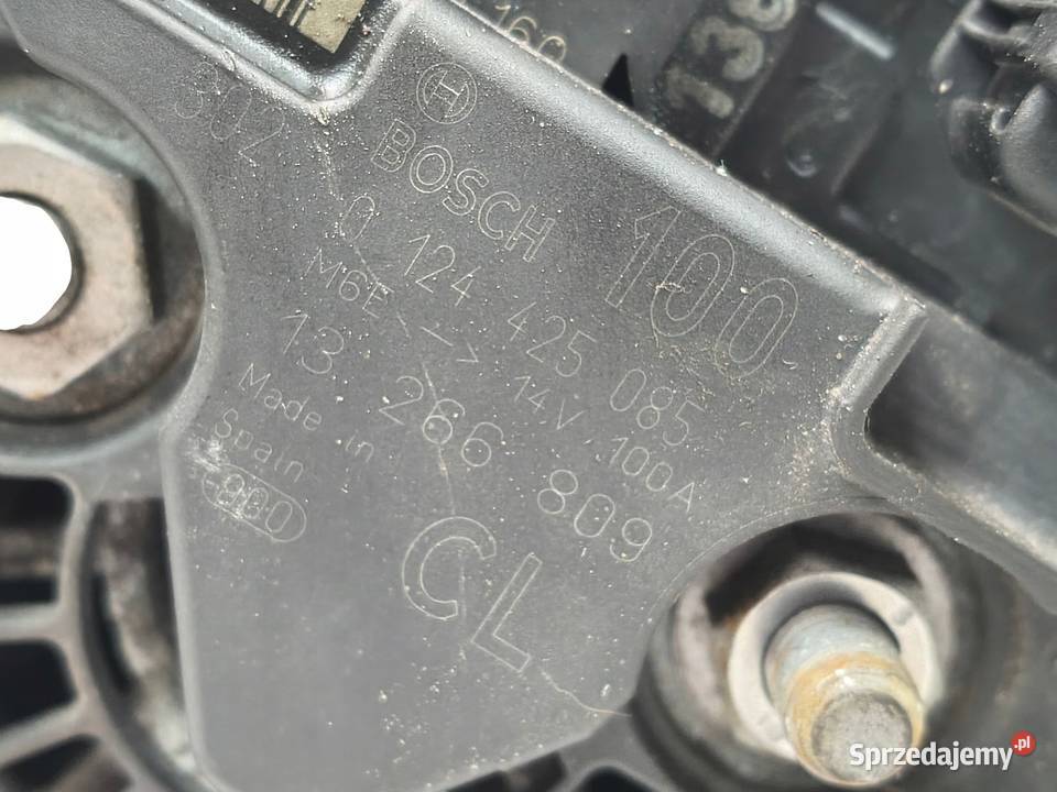 ALTERNATOR 100A Bosch Opel Meriva B Astra J Chełm