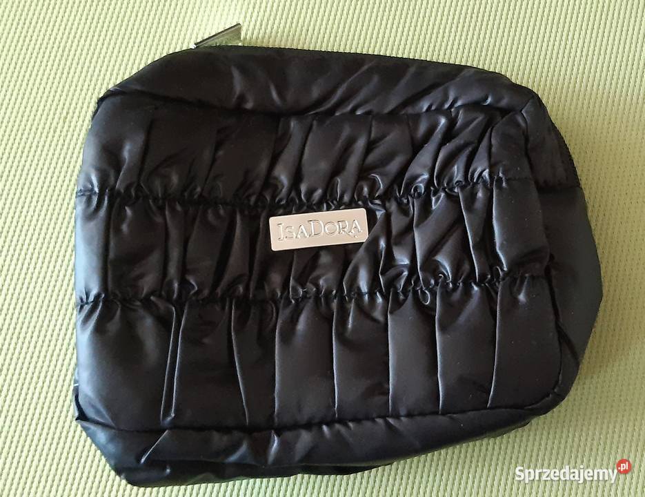 Kosmetyczkatorebka materiałowaczarna firmy Pruszków sprzedam