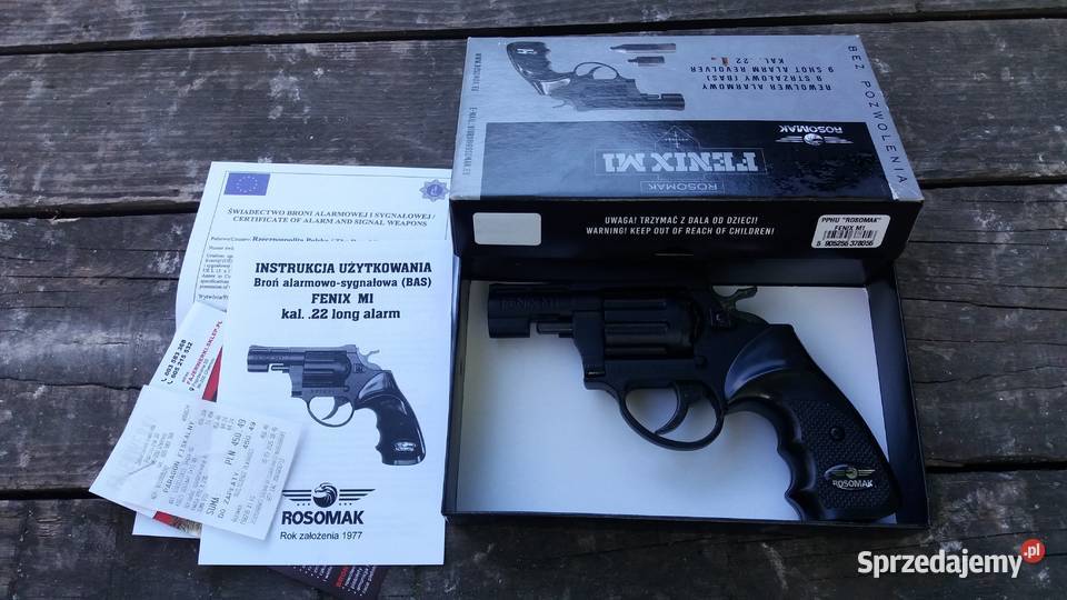 Rewolwer startowy Fenix M1 hukowy alarmowy Warszawa