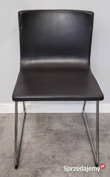 Krzesło Ikea Bernhard czarna skóra Częstochowa