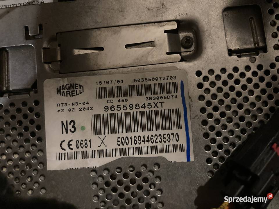 Radio citroen c 4 oryginał mocne Ulhówek