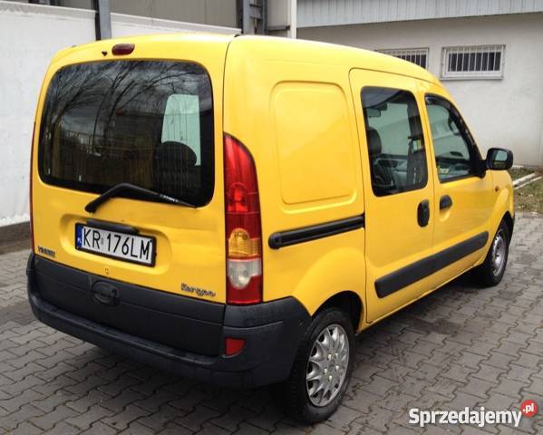 Renault Kangoo 5 osobowy 15dci 2003r ekonomiczny ABS Kraków sprzedam