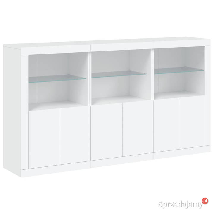 Szafka z oświetleniem LED biała 1815x37x100 Warszawa